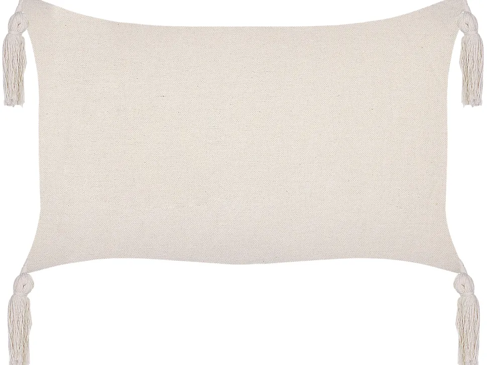 Dekokissen Geometrisches Muster Hellbeige 25 X 45 Cm 2Er Set Hakone