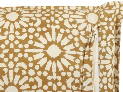 Dekokissen Geometrisches Muster Baumwolle Beige 45 X 45 Cm Ceiba