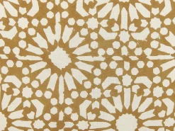 Dekokissen Geometrisches Muster Baumwolle Beige 45 X 45 Cm Ceiba