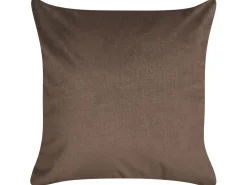Dekokissen Gesichtsmotiv Samtstoff Braun 45 X 45 Cm 2Er Set Philodendron