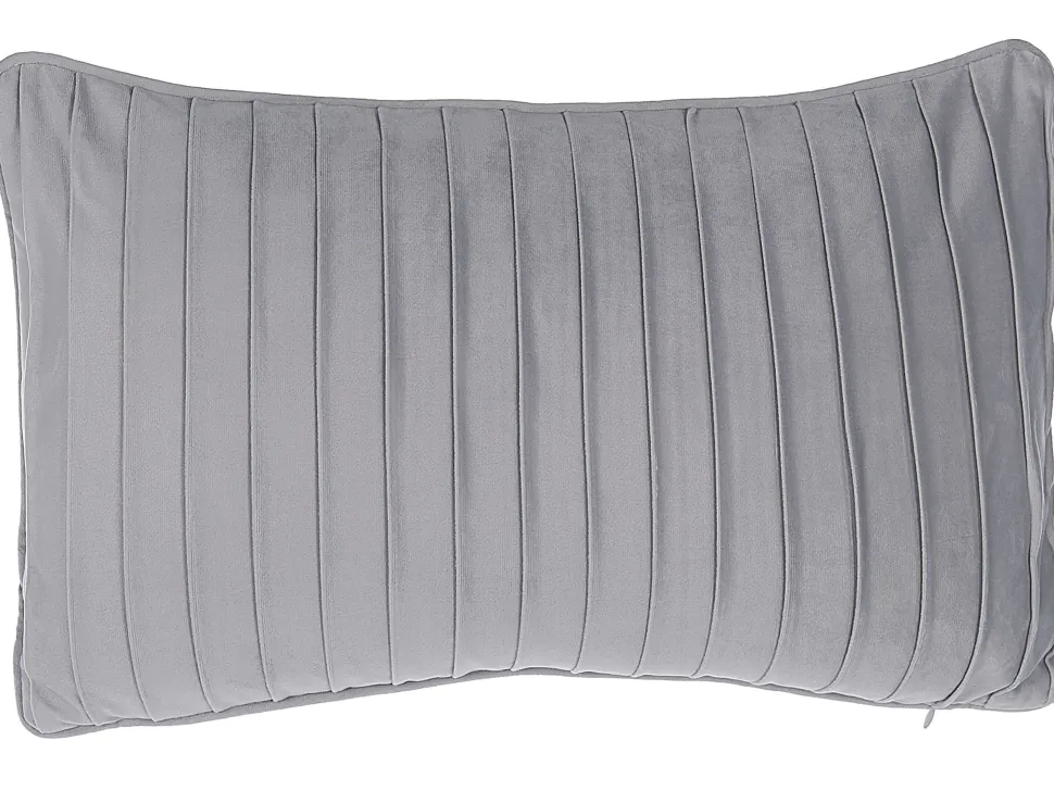 Dekokissen Gestreift Grau 30 X 50 Cm 2Er Set Komana