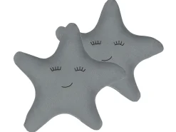 Dekokissen Grau Sternenform 40 X 40 Cm 2Er Set Bhopal