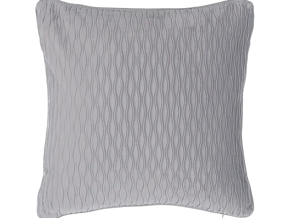 Dekokissen Grau Strukturiert 45 X 45 Cm 2Er Set Motari