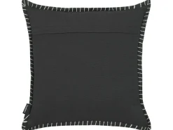Dekokissen Grau Strukturiert 45 X 45 Cm 2Er Set Melur