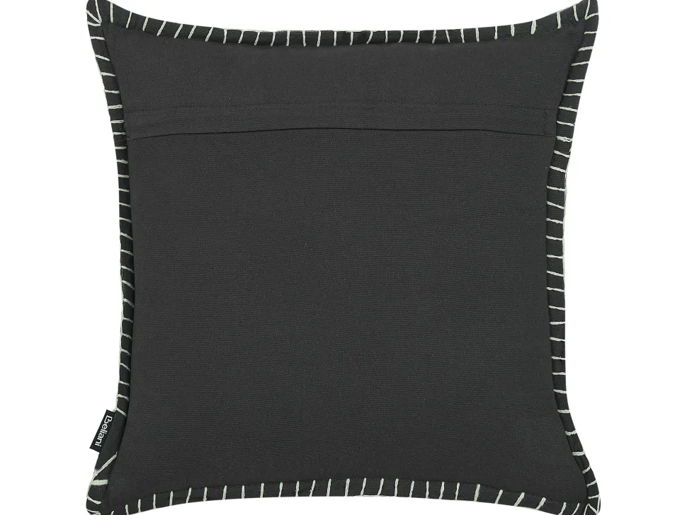 Dekokissen Grau Strukturiert 45 X 45 Cm 2Er Set Melur