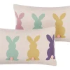 Dekokissen Kaninchenmotiv Mehrfarbig 30 X 50 Cm 2Er Set Clusia
