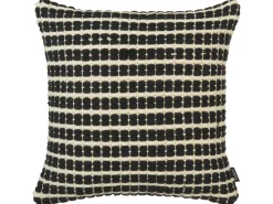Dekokissen Kariertes Muster Schwarz / Creme 45 X 45 Cm 2Er Set Yoncali