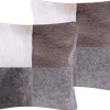 Dekokissen Kuhfell-Design Grau 45 X 45 Cm 2Er Set Nellad