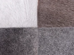 Dekokissen Kuhfell-Design Grau 45 X 45 Cm 2Er Set Nellad