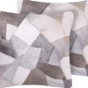 Dekokissen Kuhfell-Design Grau 45 X 45 Cm 2Er Set Neeloor