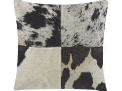 Dekokissen Kuhfell-Design Grau 45 X 45 Cm 2Er Set Marady