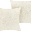 Dekokissen Kunstfell Hellbeige 45 X 45 Cm 2Er Set Pilea