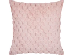 Dekokissen Kunstfell Rosa 43 X 43 Cm 2Er Set Purslane