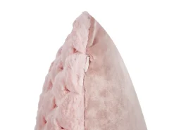 Dekokissen Kunstfell Rosa 43 X 43 Cm 2Er Set Purslane