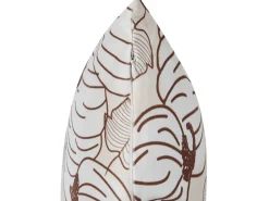 Dekokissen Kurbis-Motiv Samtstoff Beige / Braun 45 X 45 Cm Gourd