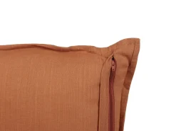 Dekokissen Leinen Orange 45 X 45 Cm 2Er Set Sagina