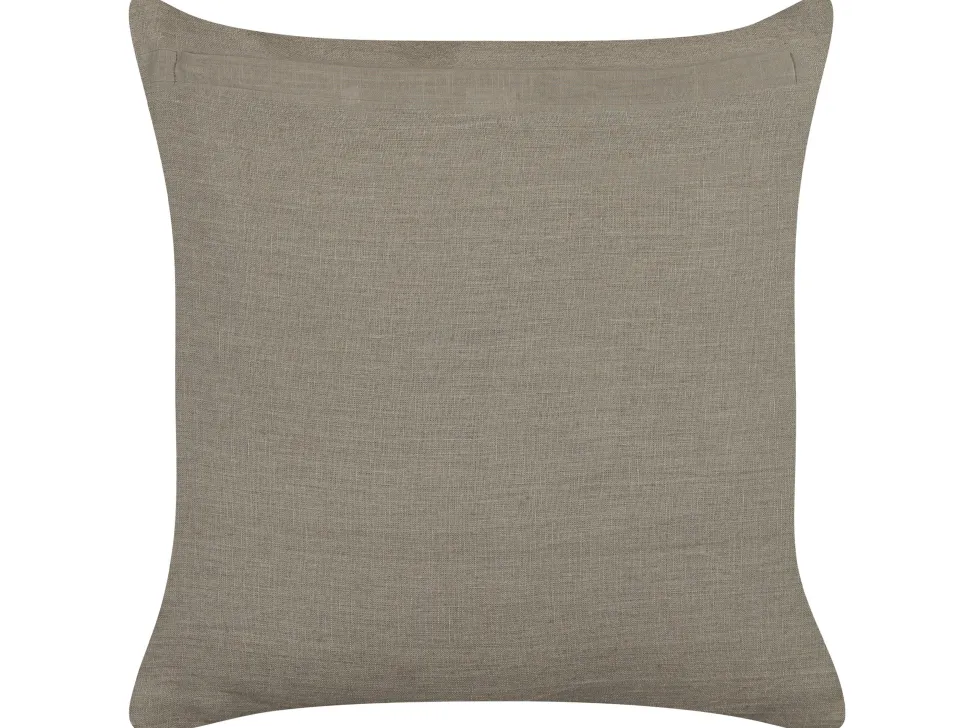 Dekokissen Leinen Taupe 45 X 45 Cm 2Er Set Sagina