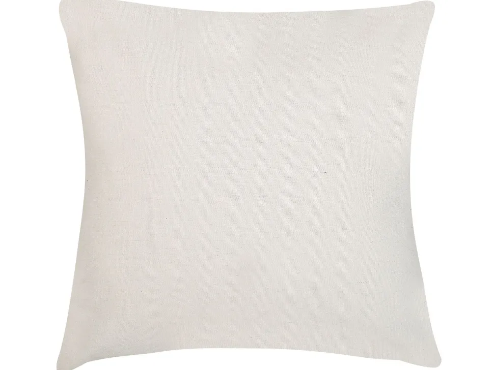 Dekokissen Leinenoptik Weis / Grun 45 X 45 Cm 2Er Set Prunus