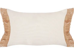 Dekokissen Mit Fransen Beige 30 X 50 Cm 2Er Set Boath