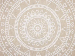 Dekokissen Mit Fransen Beige / Weis 45 X 45 Cm 2Er Set Agrimony