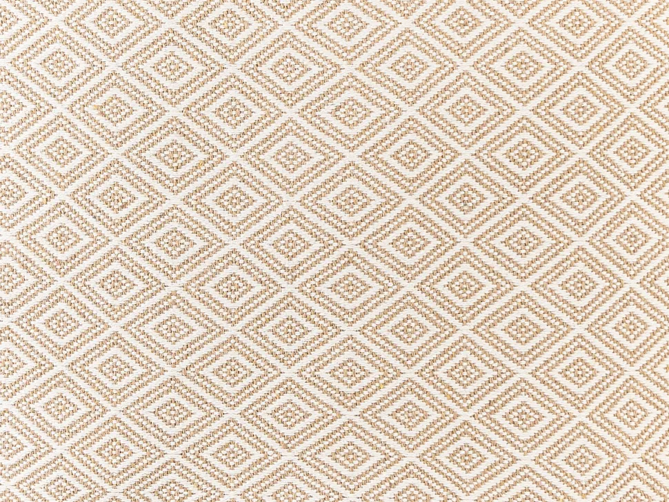 Dekokissen Mit Fransen Geometrisches Muster Sandbeige 45 X 45 Cm 2Er Set Lonar