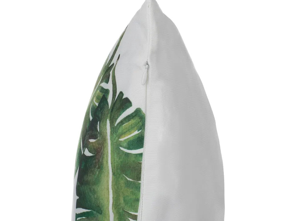 Dekokissen Mit Palmenblattern Dunkelgrun 45 X 45 Cm 2Er Set Dianella