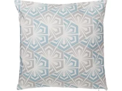 Dekokissen Muster Hellblau-Grau 45 X 45 Cm 2Er Set Primrose
