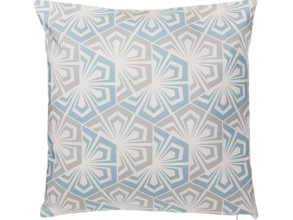 Dekokissen Muster Hellblau-Grau 45 X 45 Cm 2Er Set Primrose