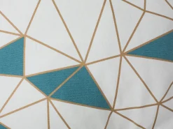 Dekokissen Netzmotiv Baumwolle Blau 45 X 45 Cm 2Er Set Clarkia