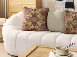 Dekokissen Orientalisches Muster Jute Mehrfarbig 45 X 45 Cm 2Er Set Urpad