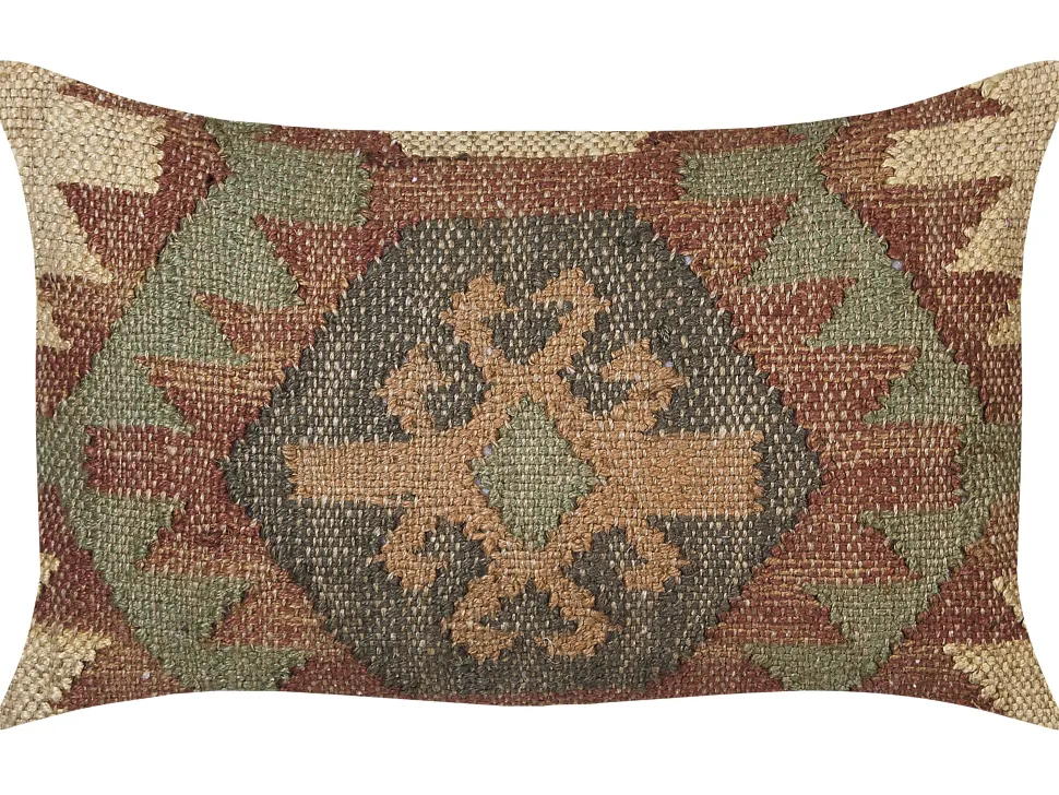 Dekokissen Orientalisches Muster Jute Mehrfarbig 30 X 50 Cm Cumbum