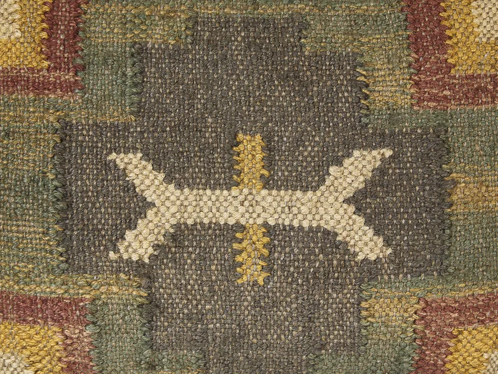 Dekokissen Orientalisches Muster Jute Mehrfarbig 45 X 45 Cm Pulicat