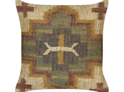 Dekokissen Orientalisches Muster Jute Mehrfarbig 45 X 45 Cm 2Er Set Pulicat