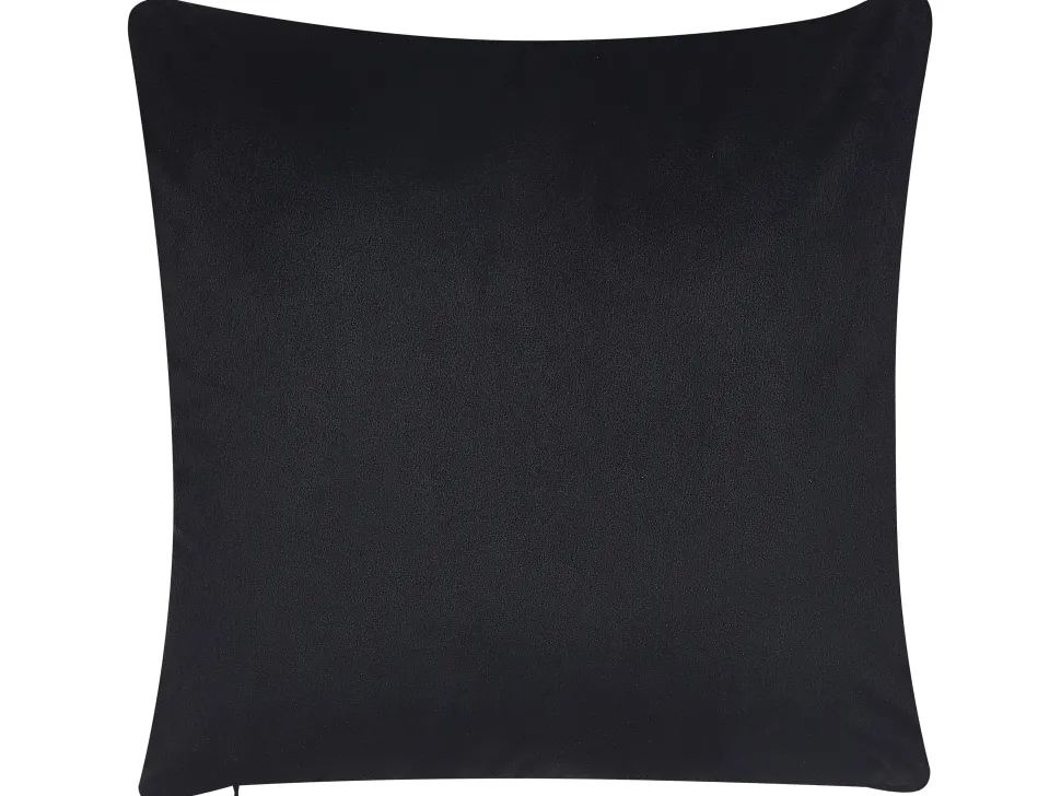 Dekokissen Paisleymotiv Samtstoff Gold / Schwarz 45 X 45 Cm 2Er Set Ursinia