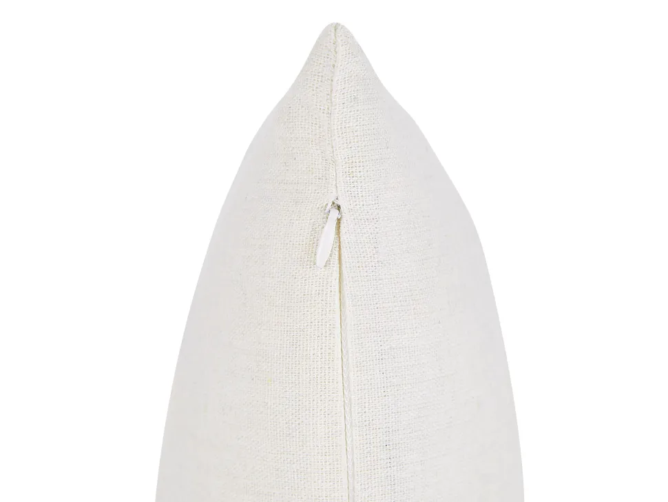 Dekokissen Palmenmotiv Grun / Beige 45 X 45 Cm 2Er Set Microsorum