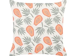Dekokissen Papaya-Motiv Mehrfarbig 45 X 45 Cm 2Er Set Avens