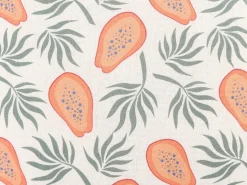 Dekokissen Papaya-Motiv Mehrfarbig 45 X 45 Cm 2Er Set Avens