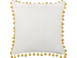 Dekokissen Pflanzenmuster Baumwolle Gelb 45 X 45 Cm 2Er Set Lycrois