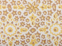 Dekokissen Pflanzenmuster Baumwolle Gelb 45 X 45 Cm 2Er Set Lycrois