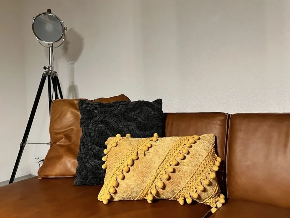 Dekokissen Pompons Gelb 30 X 50 Cm Ayroor