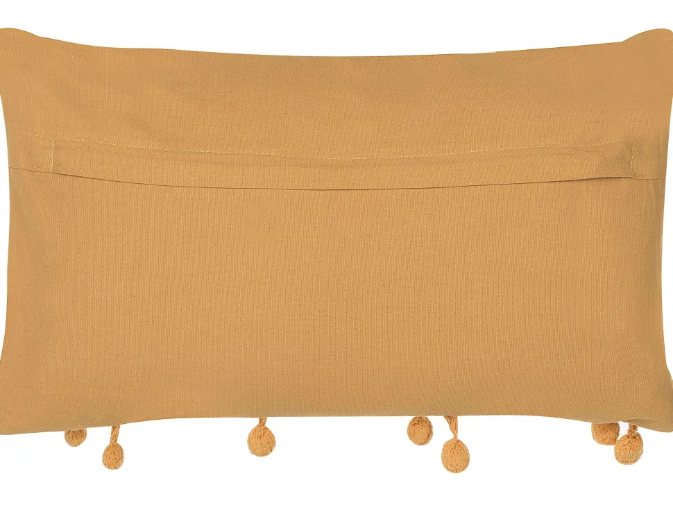 Dekokissen Pompons Gelb 30 X 50 Cm Ayroor