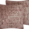 Dekokissen Rosa 45 X 45 Cm 2Er Set Vakayar