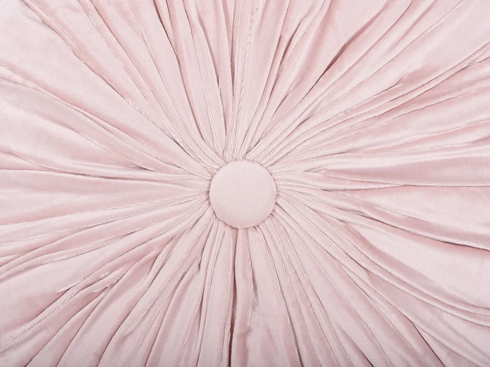 Dekokissen Rosa Mit Plissee 40 Cm Udala
