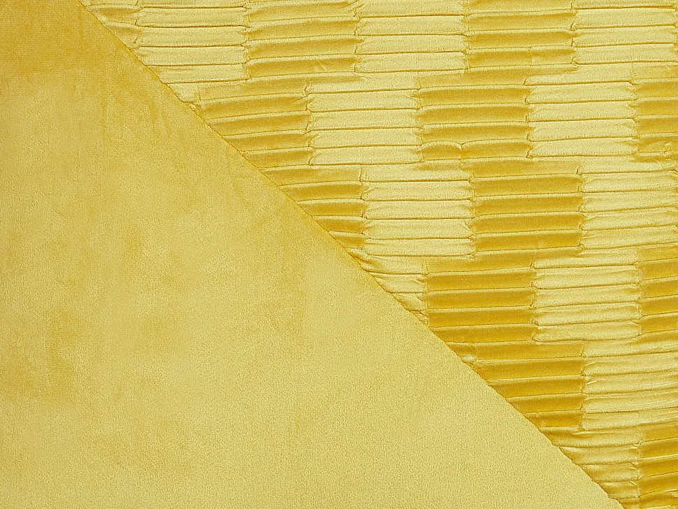 Dekokissen Samtstoff Gelb 45 X 45 Cm 2Er Set Origanum