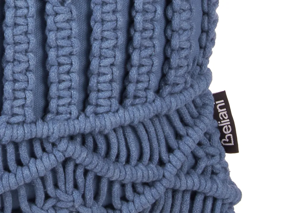 Dekokissen Strickmuster Blau 45 X 45 Cm 2Er Set Karatas
