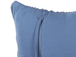 Dekokissen Strickmuster Blau 45 X 45 Cm 2Er Set Karatas