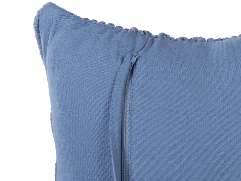 Dekokissen Strickmuster Blau 45 X 45 Cm 2Er Set Karatas