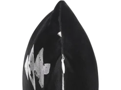 Dekokissen Tannenbaum-Motiv Samtstoff Schwarz 45 X 45 Cm 2Er Set Cupid