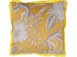 Dekokissen Tiermotiv Gelb / Weis 45 X 45 Cm 2Er Set Manju