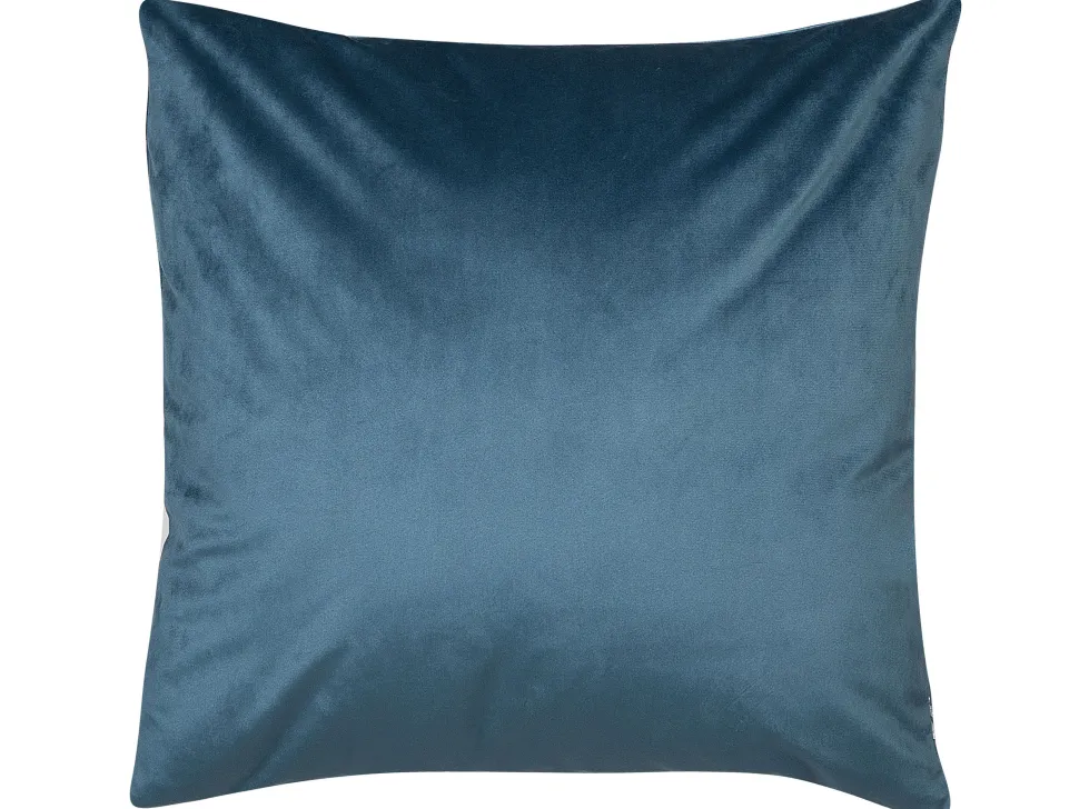 Dekokissen Tiermotiv Samtstoff Blau 45 X 45 Cm 2Er Set Bluebell
